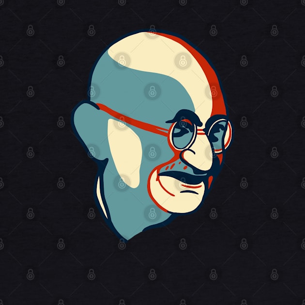 Hopeful Gandhi by isstgeschichte